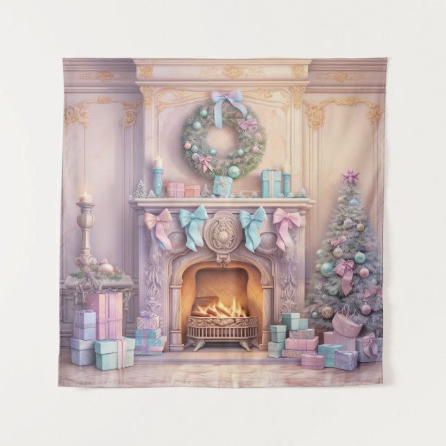 Tapisserie de Noël Pastel (Devant)