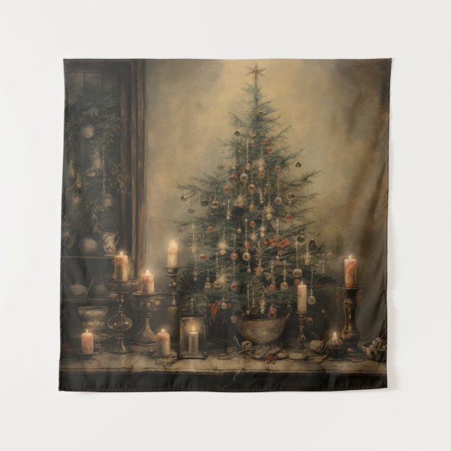 Tapisserie de Noël Vintage (Devant)
