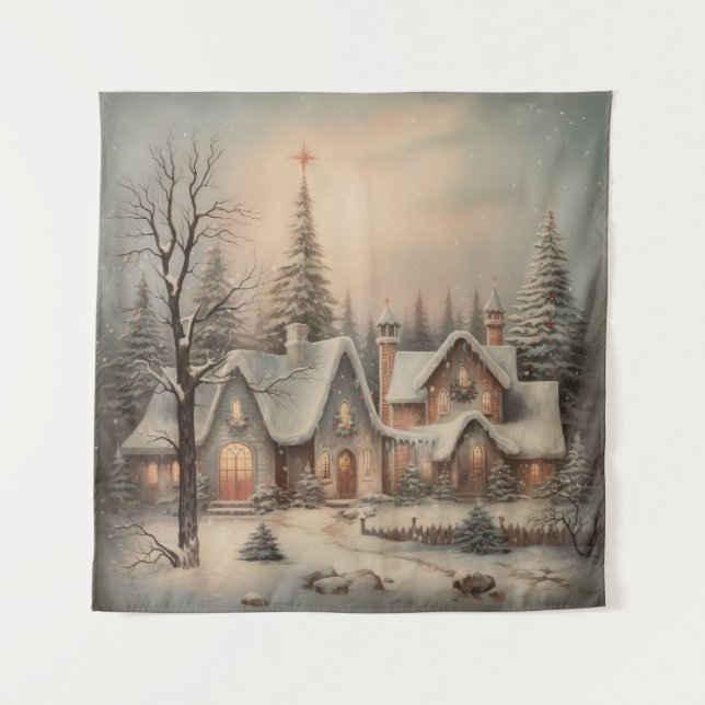 Tapisserie de Noël Vintage (Devant)