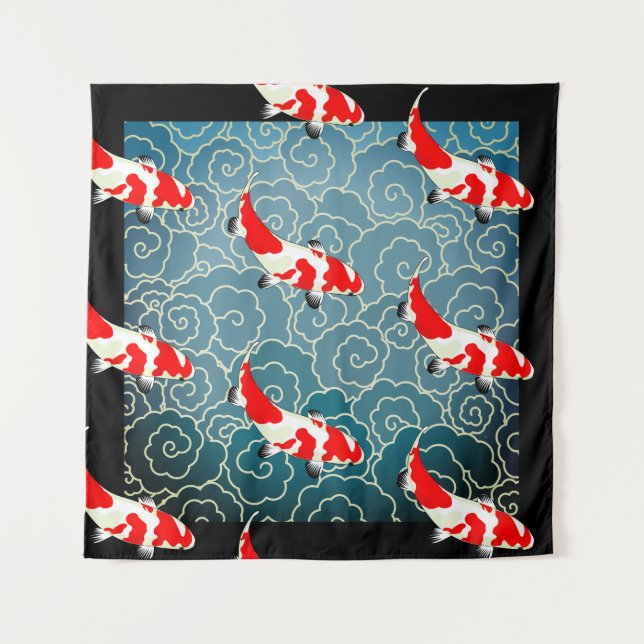 Tapisserie de POISSON JAPONAIS KOI (Devant)