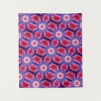 TAPISSERIE DE ROSE MODERNE EN Mandala COULEUR ROSE