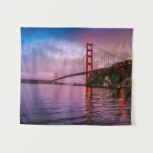 Tapisserie de San Francisco golden gate bridge