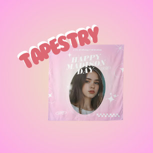 Tapisserie de style fancafe pour l'anniversaire d'