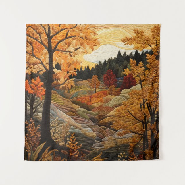 Tapisserie de surface composée automne (Devant)