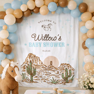 Tapisserie de toile de fond pour Baby Shower Weste
