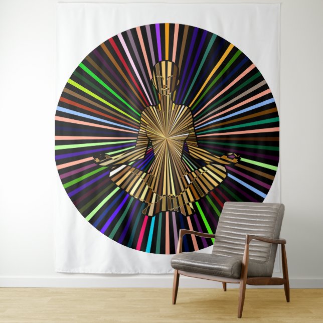 Tapisserie de yoga (En situation)