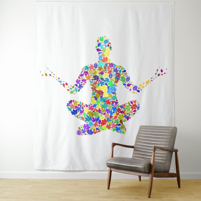 Tapisserie de yoga (En situation)