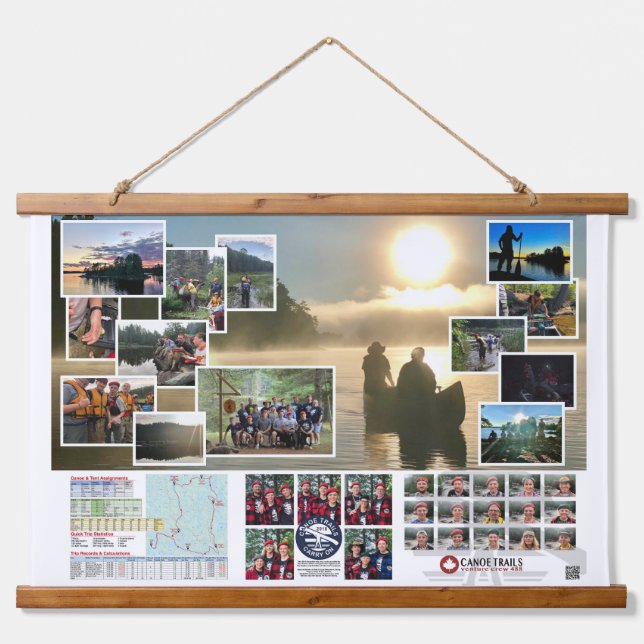 Tapisserie des sentiers de canot 2018 Voyage au Ca (Devant)