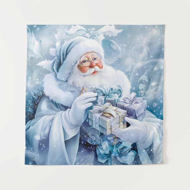 Tapisserie d'hiver bleu (Devant)