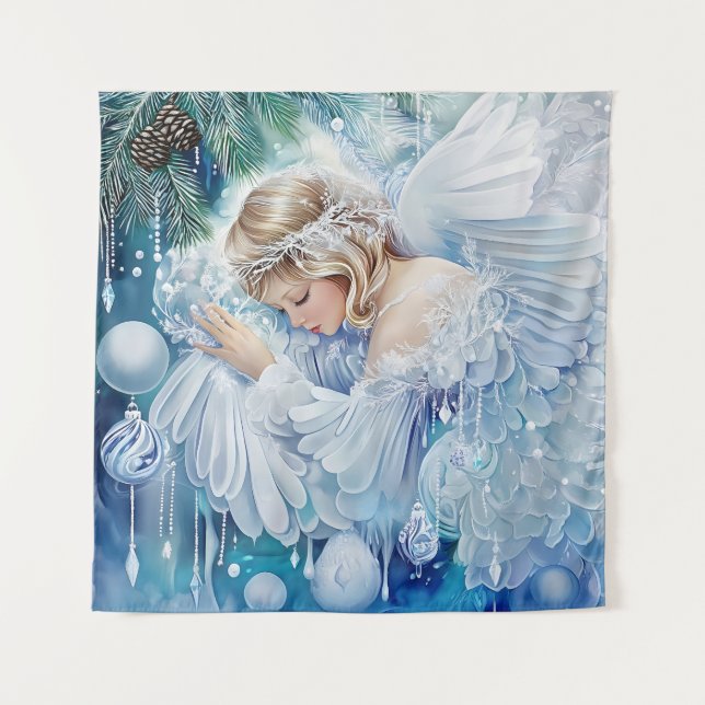 Tapisserie d'hiver bleu (Devant)