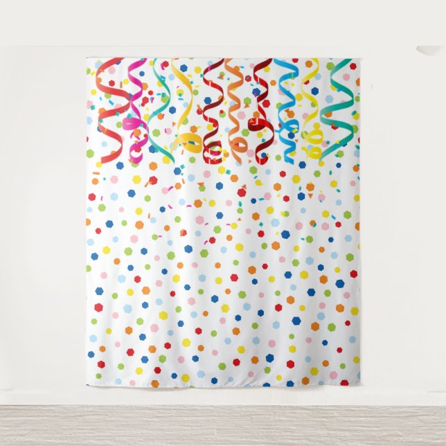 Tapisserie du Arrière - plan photo Confetti (Devant)