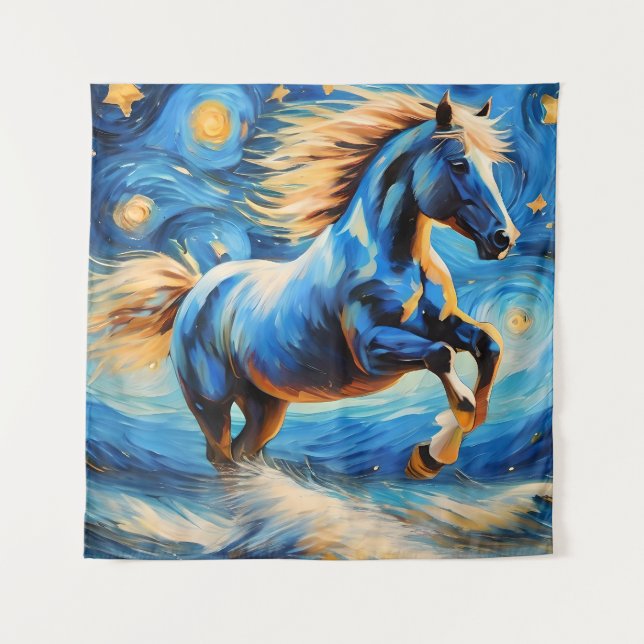 Tapisserie du Cheval Bleu (Devant)