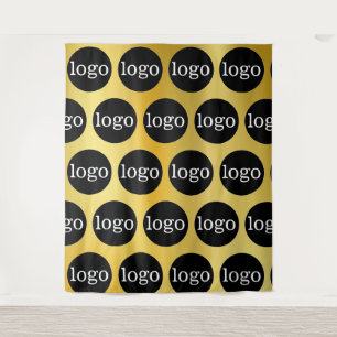Tapisserie du logo de l'entreprise personnalisée
