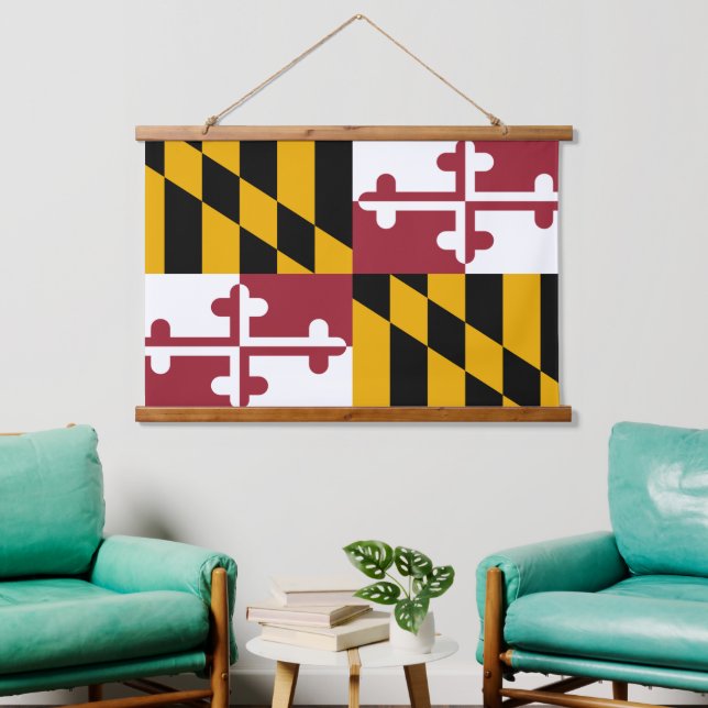 Tapisserie du Maryland patriotique, drapeau du Mar (Salon)