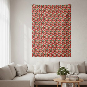 Tapisserie fraise