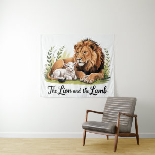 Tapisserie Lion et Agneau