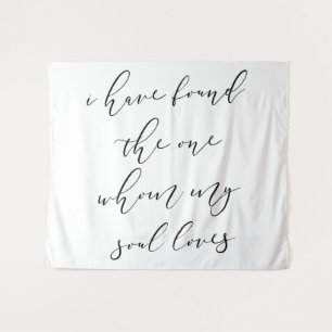 Tapisserie Mariage sur fond de toile de fond "I Ha