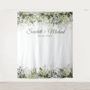 Tapisserie Mariage verte
