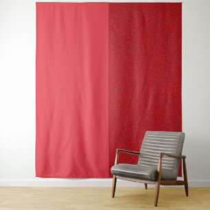 Tapisserie moderne tomate rouge divisée bruit droi