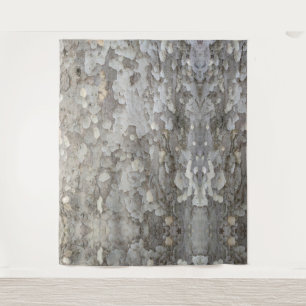 Tapisserie motif d'écorce d'arbre