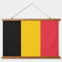 Tapisserie murale avec drapeau de Belgique