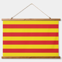 Tapisserie murale avec drapeau de Catalogne