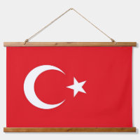 Tapisserie murale avec drapeau de la Turquie