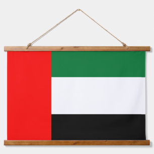 Tapisserie murale avec drapeau des Émirats Arabes 