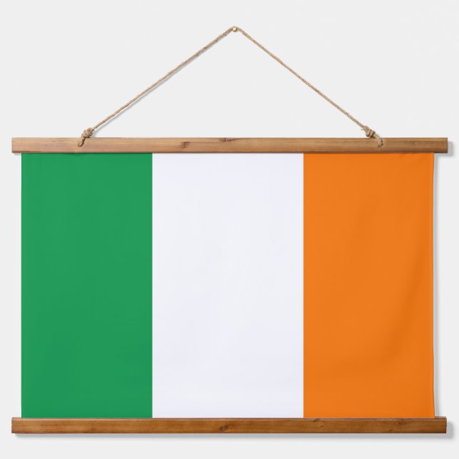 Tapisserie murale avec drapeau d'Irlande (Devant)