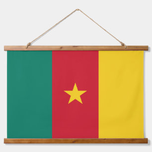 Tapisserie murale avec drapeau du Cameroun