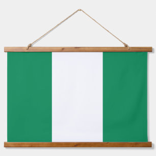 Tapisserie murale avec drapeau du Nigeria