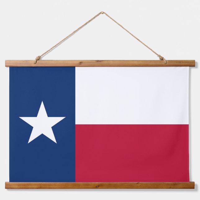 Tapisserie murale avec drapeau du Texas State, U.S (Devant)
