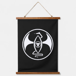 Tapisserie murale cadre en bois