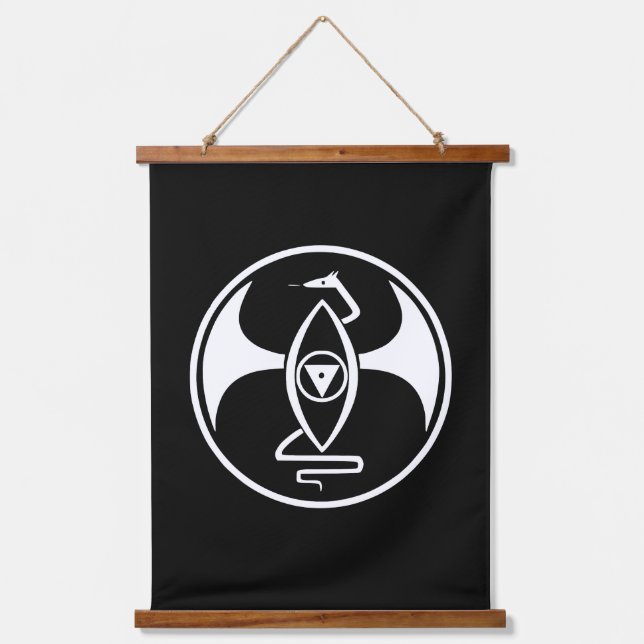 Tapisserie murale cadre en bois hanging tapestry (Front)