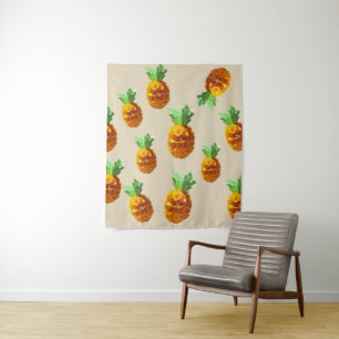 Tapisserie murale d'ananas
