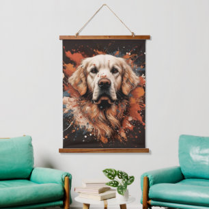 tapisserie murale de chien art amoureux des animau