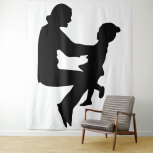 Tapisserie murale de famille
