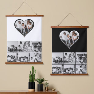 Tapisserie murale en bois