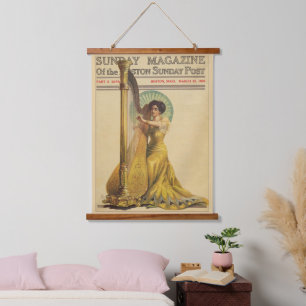 Tapisserie murale en bois