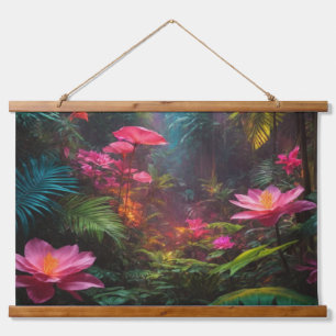 Tapisserie murale en bois