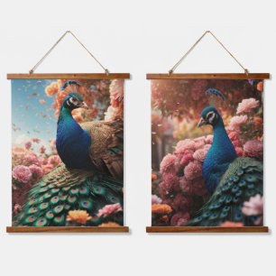 Tapisserie murale en bois