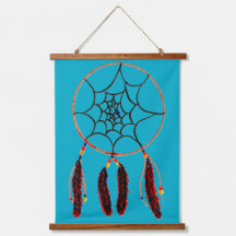 Tapisserie murale en bois Dreamcatcher