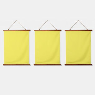 Tapisserie murale   Minimalisme jaune   Cadre en b