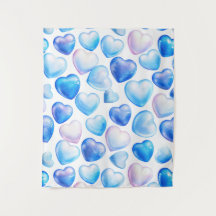 Tapisserie murale petite Pastel Heart – 127x152cm