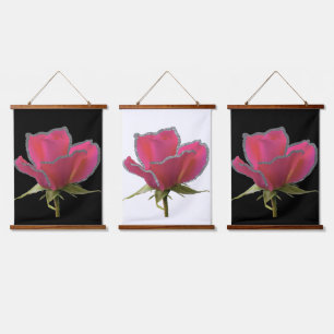 Tapisserie murale "Rose diamant éblouissant"