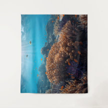 Tapisserie Océanique de Récif de Corail