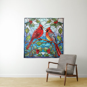 Tapisserie Oiseaux d'Hiver