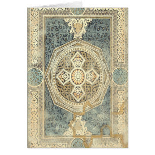 Tapisserie ornementale avec design géométrique orn