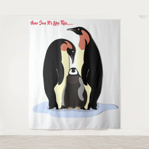 Tapisserie Penquins