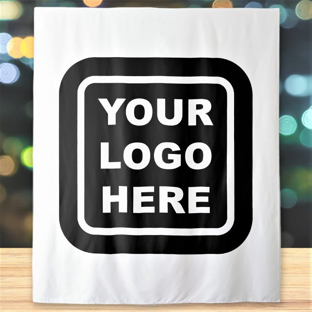 Tapisserie personnalisée avec logo d'entreprise et (Créateur téléchargé)